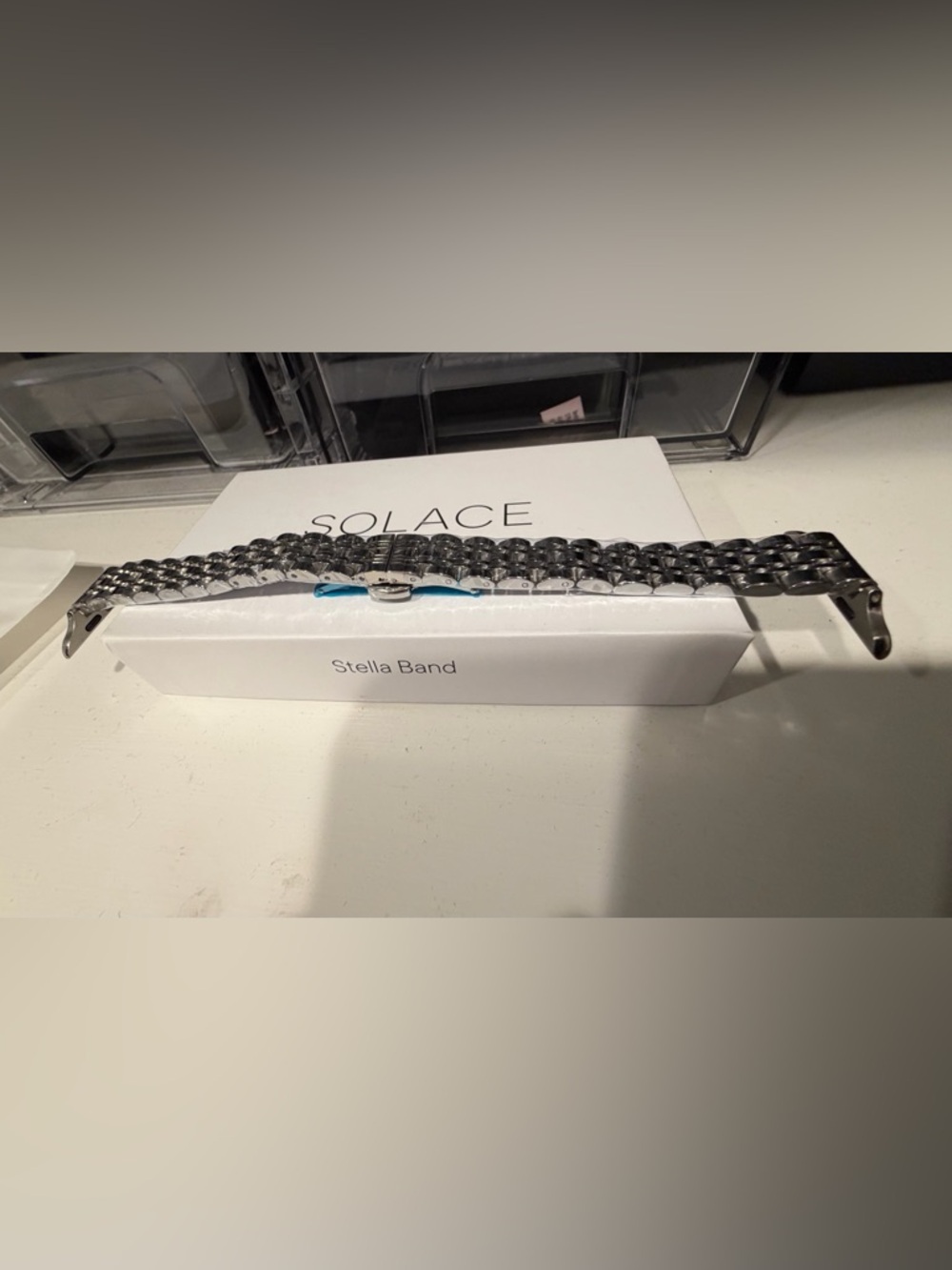Solace Stella Band Silver Stainless Steel Replacement Watch Strap - Picture 7 of 9